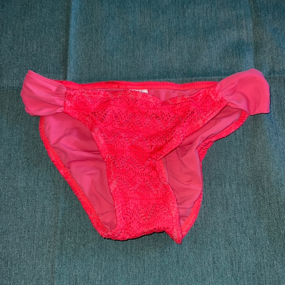 Pink bikini bottom